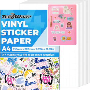 Inkjet Printable Sticker Vinyl (Clear)