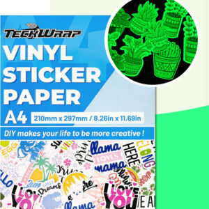 Glo in the Dark Inkjet Printable Sticker Vinyl