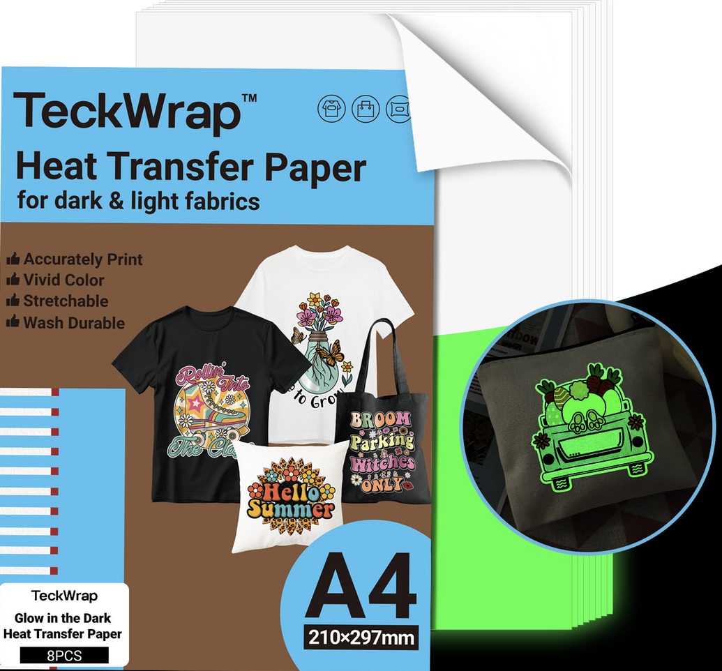 Inkjet Heat Transfer Paper (Glo in the Dark)