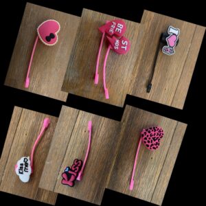 Love Straw Toppers