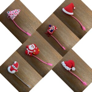 Christmas Straw Toppers