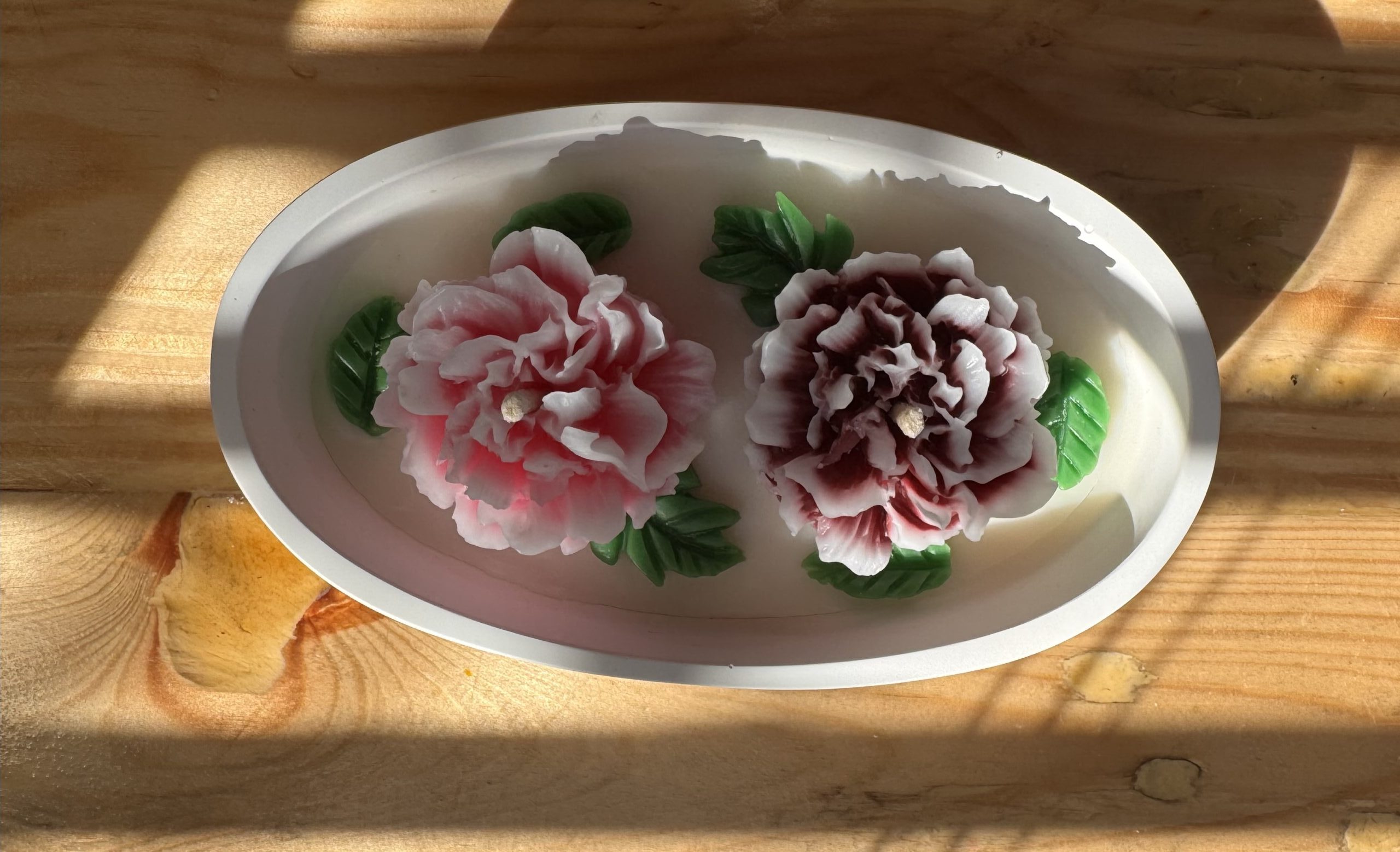 Petal Promises Flower Candle