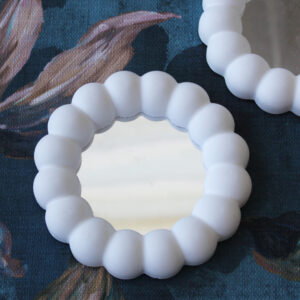 Round Bubble Mirror Tray