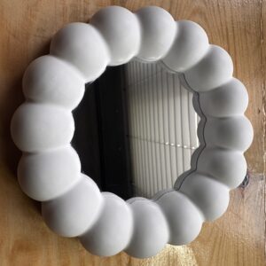 Round Bubble Mirror Tray