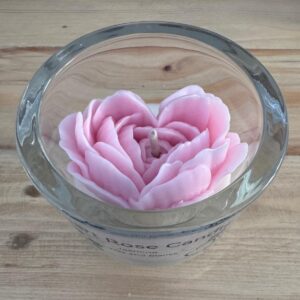 Heart Rose Candle